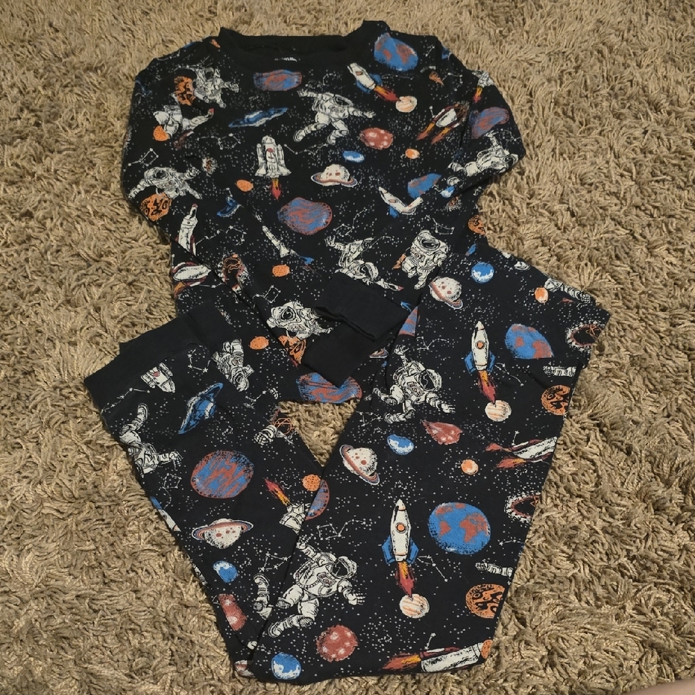 Boys Space-Themed Pajama Set